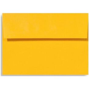 LUXPaper A6 Invitation Envelopes | Peel & Press | 4 3/4" x 6 1/2" | Sunflower Yellow | 80lb. Text | 50 Qty