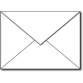 A7 Heavyweight 28lb White Envelopes 5 1/4" x 7 1/4" Pointed Flap - 100 Envelopes - Desktop Publishing Supplies™ Brand Envelopes