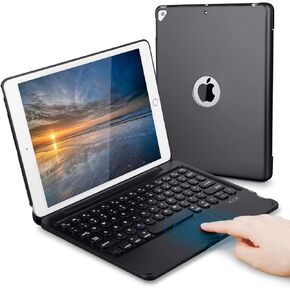 iPad Keyboard Case for 10.2 Inch iPad 9th 8th 7th Generation, iPad Air 3rd Gen, iPad Pro 10.5 Inch, Wireless BT iPad Case with Keyboard Auto Sleep/Wake Function 360°Full Protection Cover