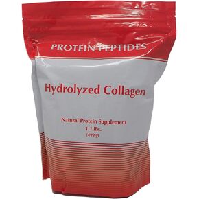 HYDROLYZED Collagen - Best Source, Best Absorption Protein Peptides - 1.1 Pounds