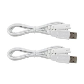 Charger fit for Nicwell/Insmart Cordless Water Flosser, USB Charging Cable Cord Replacement Parts 2-Pack - PDEEY