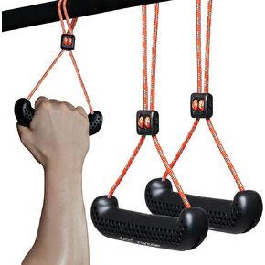 GD Fly Grip Pull Up Handles for Neutral Grip & LAT Pull Down Attachments – Perfect Grips for T-bar Row, D Handle Cable Attachment, Gym Equipment