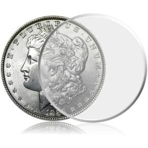 25 - Air-Tite H38 (38.1mm) Direct Fit Coin Holder Capsules for US Dollar (Morgan, Eisenhower, Peace, Trade)