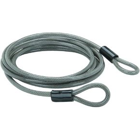 Braided Stainless Steel Security Cable, 7 ft. x 3/8 in