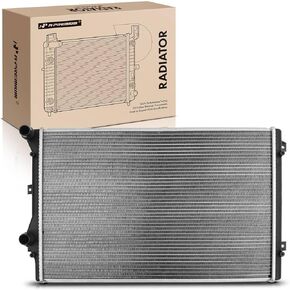 A-Premium Engine Coolant Radiator Assembly Compatible with Volkswagen Jetta 2009 2012-2013, Passat 2009-2010, Beetle 2012-2013 & Audi TT Quattro, 2.0L, Manual Transmission, Replace# 1K0121253L