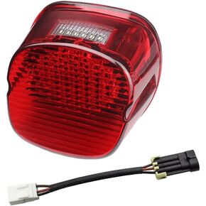 Eagle Lights HALOS Layback LED Tail Light with Turn Signals for Harley Davidson Low Rider Models