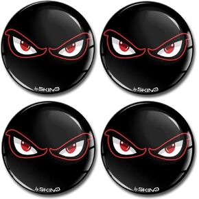 4 x 65mm 3D Stickers for Wheel Center Hub Caps Cover A 4065