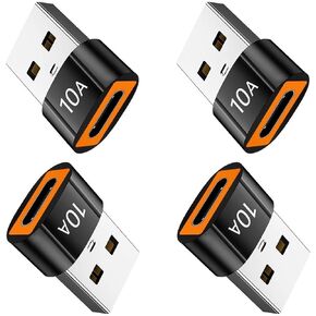 USB-C to USB Adapter – 10A Max, Lightweight and Convenient USB Cable Adapter
