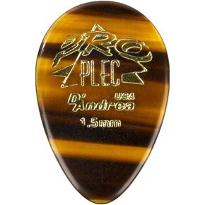 D'Andrea PRO-354 Pro Plec, Small Round, Teardrop 12-Piece Shell, 1.5mm