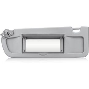 TadaMark Left Driver Side Sun Visor Fit for Honda Civic 2006 2007 2008 2009 2010 2011 Gray Without Light Replace # 83280-SNA-A01ZA
