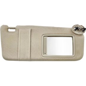 ARU Left Driver Side Sun Visor Compatible with 2007 2008 2009 2010 2011 Toyota Camry Without Sunroof -Beige.