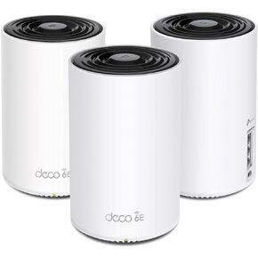 TP-Link Deco AXE5400 Tri-Band WiFi 6E Mesh System(Deco XE75) - Covers up to 7200 Sq.Ft, Replaces WiFi Router and Extender, AI-Driven Mesh, New 6GHz Band, 3-Pack (Renewed)
