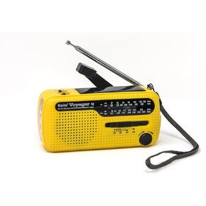 Kaito Best NOAA and SW Portable Solar/Hand Crank AM/FM, Shortwave & NOAA Weather Emergency Radio with USB Cell Phone Charger & LED Flashlight (Yellow)