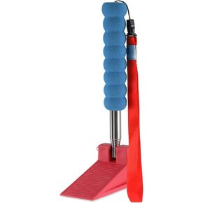 Long Handle Doorstopper Wedge – Security Non-Slip Rubber Door Stop – Suitable for All Floors and All Doors – Adaptive, Arthritis and Senior Living Product – Foldable and extendable