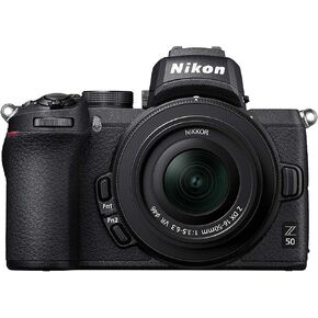 Nikon Z 50 DX-Format Mirrorless Camera Body with NIKKOR Z DX 16-50mm f/3.5-6.3 VR Lens (Renewed)