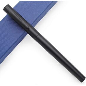 JINHAO 35 Fountain Pen (Matte Black, Extra Fine Nib 0.38mm)
