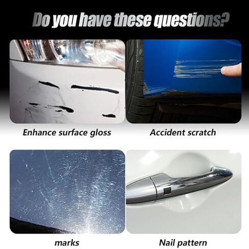 ترقية معجون إصلاح خدوش السيارة، مجموعة إزالة خدوش السيارة، شمع تلميع معجون إصلاح خدوش السيارة، شمع تلميع احترافي لإزالة خدوش السيارة مع مسح وإسفنجة لسطح طلاء السيارة (قطعة واحدة) in Kuwait