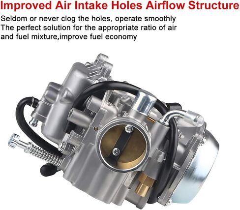 WATERWICH Compatible with Carburetor Polaris Sportsman 500 1998-2010 Polaris Magnum 325 425 500 POLARIS TRAIL BOSS 325 2000 2001 2002 Polaris Ranger 425 500 with Filter Throttle Base Cover & Screw Kit in Saudi Arabia