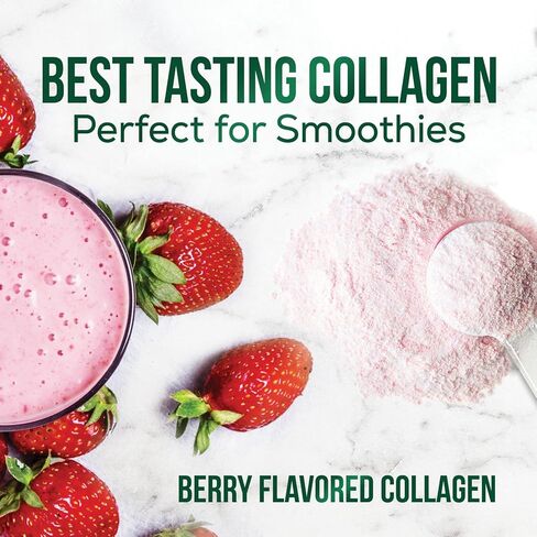 مسحوق ببتيدات الكولاجين من Nature's Nutrition - البروتين المتحلل من الأعشاب، النوع الأول والثاني والثالث والرابع والخامس، لدعم الشعر والبشرة والأظافر والمفاصل، كيتو، باليو، غير معدّل وراثيًا، مسحوق الكولاجين للنساء - 30 وجبة in Kuwait