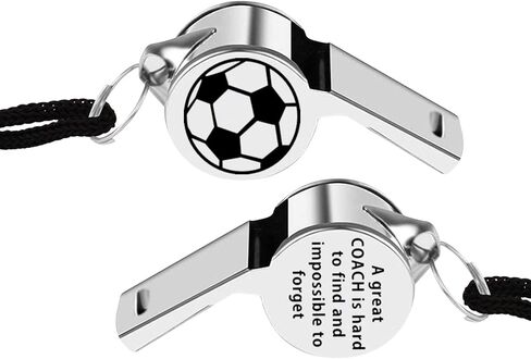 FAADBUK Soccer Coach Whistle A Great Coach is Hard to Find and Impossible to Forget Whistles with Lanyard Thank You Gift in Saudi Arabia