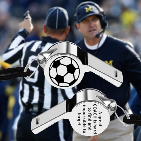 FAADBUK Soccer Coach Whistle A Great Coach is Hard to Find and Impossible to Forget Whistles with Lanyard Thank You Gift in Saudi Arabia