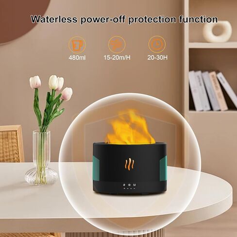 Diffuser Essential Oil Large Room,450ml Diffusers for Home,Essential Oil Diffuser,Bluetooth Speaker,No Water Auto Shut Off,Room,Gifts(Black)… in Saudi Arabia