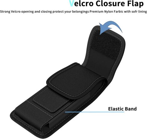 Phone Pouch Case for iPhone 15 14 13 12 11 XR, Men Cell Phone Belt Holder Holster for Samsung Galaxy S24 Ultra S24 S23 S22 S21 Samsung A15 5G A14 A13 A12 A25 5G Case with Belt Clip in Saudi Arabia