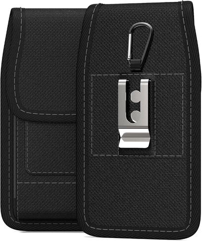 Phone Pouch Case for iPhone 15 14 13 12 11 XR, Men Cell Phone Belt Holder Holster for Samsung Galaxy S24 Ultra S24 S23 S22 S21 Samsung A15 5G A14 A13 A12 A25 5G Case with Belt Clip in Saudi Arabia