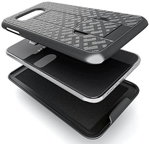 حافظة iPhone SE2/8/7/6/6s، حافظة كومبو وحافظة - مع مسند مدمج، حافظة بمشبك حزام دوار لهاتف Apple iPhone SE 3rd Gen (2022) SE2 8، 7، 6، 6s in Kuwait