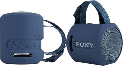 غطاء حافظة من السيليكون من TXEsign لهاتف Sony SRS-XB13/SRS-XB100 مكبر صوت صغير محمول لاسلكي إضافي، حقيبة واقية لسماعات السفر وملحقات الأكمام لهاتف Sony SRS-XB13 (أسود) in Saudi Arabia