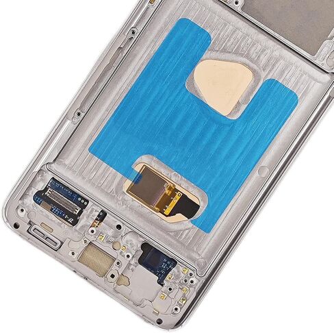 AMOLED لهاتف Samsung Galaxy S21 Plus استبدال الشاشة مع إطار لهاتف Samsung S21+ استبدال الشاشة SM-G996B SM-G996U LCD محول رقمي شاشة تعمل باللمس مع أدوات 6.7 بوصة فضي in Kuwait