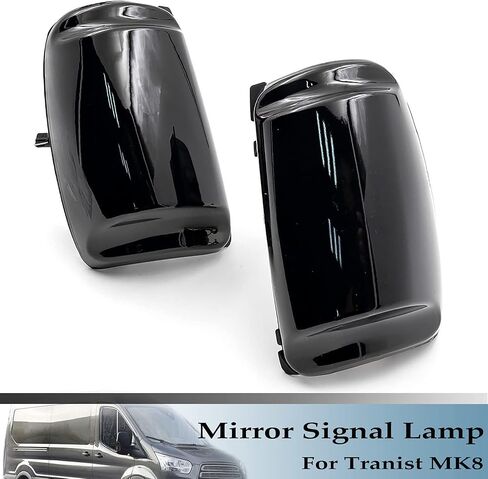 NSLUMO Amber LED Side Mirror Marker Lights Compatible w/ 2015-2021 F-ord Transit 150 250 350 Smoked Lens Side Mirror Blinker Turn Signal Indicator Lamp Assembly in Saudi Arabia
