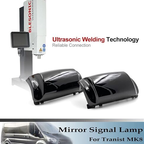 NSLUMO Amber LED Side Mirror Marker Lights Compatible w/ 2015-2021 F-ord Transit 150 250 350 Smoked Lens Side Mirror Blinker Turn Signal Indicator Lamp Assembly in Saudi Arabia