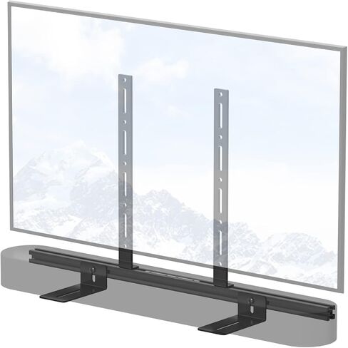 حامل تلفزيون Soundbar عالي التحمل لحامل Sonos Beam Gen 1&2 Soundbar أسفل التلفزيون أو فوق ارتفاع التلفزيون، قم بضبط حامل Soundbar لحامل تلفزيون Sonos Beam مع مجموعة أدوات - تحمل ما يصل إلى 15 رطلاً in Kuwait