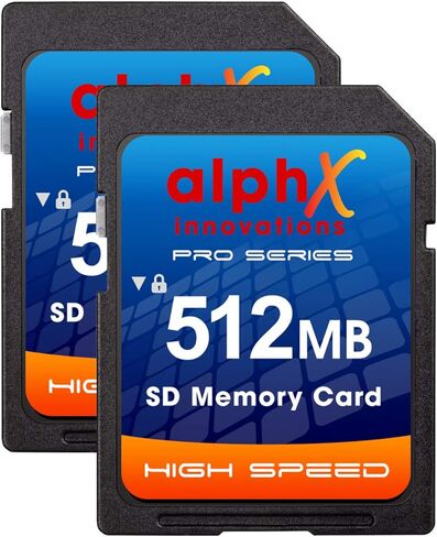 بطاقة ذاكرة الكاميرا الرقمية Nikon D50 D40 D40X D3300 2X 512 ميجابايت بطاقة ذاكرة رقمية آمنة (SD) (حزمة مزدوجة) in Kuwait