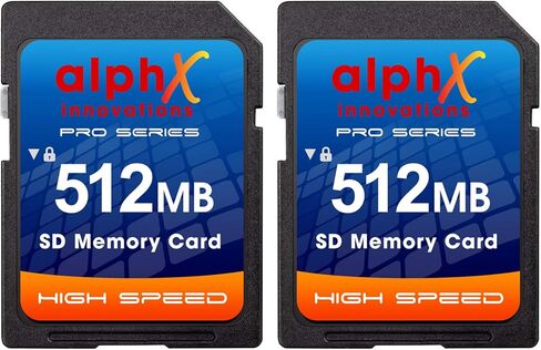 بطاقة ذاكرة الكاميرا الرقمية Nikon D50 D40 D40X D3300 2X 512 ميجابايت بطاقة ذاكرة رقمية آمنة (SD) (حزمة مزدوجة) in Kuwait