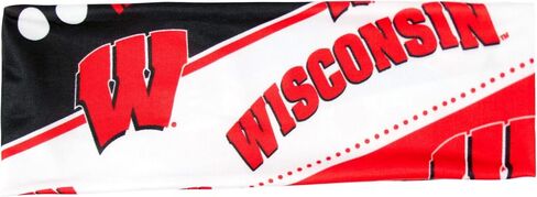 عصابة رأس مطاطية من Littlearth للجنسين للبالغين من الرابطة الوطنية لرياضة الجامعات (NCAA Wisconsin Badgers)، لون الفريق، مقاس واحد، (100413-UWIS) in Saudi Arabia
