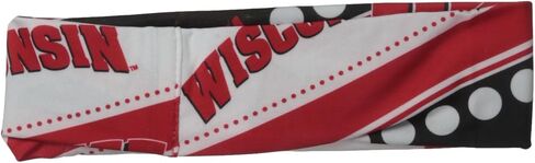 عصابة رأس مطاطية من Littlearth للجنسين للبالغين من الرابطة الوطنية لرياضة الجامعات (NCAA Wisconsin Badgers)، لون الفريق، مقاس واحد، (100413-UWIS) in Saudi Arabia