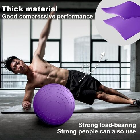 Peanut Ball,Peanut Exercise Ball,Yoga Ball,Pregnancy Ball,Peanut Stability Ball,for Kids Therapy,Labor Birthing,Core Strength Training(Include Pump) (39x20 inch (100x50cm), Purple) in Saudi Arabia