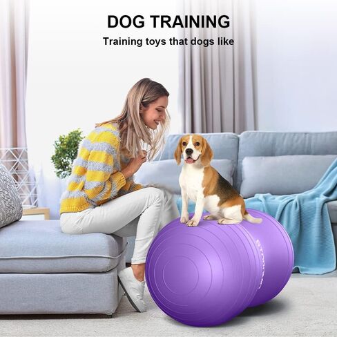 Peanut Ball,Peanut Exercise Ball,Yoga Ball,Pregnancy Ball,Peanut Stability Ball,for Kids Therapy,Labor Birthing,Core Strength Training(Include Pump) (39x20 inch (100x50cm), Purple) in Saudi Arabia