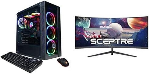 CYBERPOWERPC Gamer Xtreme VR Gaming PC, Intel Core i7-12700KF 3.6GHz, GeForce RTX 3060 12GB, 16GB DDR4, 500GB NVMe PCIe SSD, 2TB HDD, WiFi & Win 11 Home (GXiVR8400A9), Black in Saudi Arabia