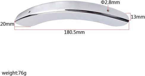 Milisten Zinc Alloy Banjo Armrest Single Leg Banjo Armrest without Screws Banjo Replacement Parts Accessories in Saudi Arabia