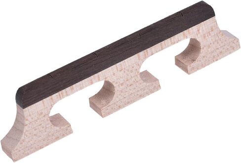 Kmise Banjo Bridge for 4 String Banjo Guitar Parts Replacement and Maple 5 Pcs in Saudi Arabia