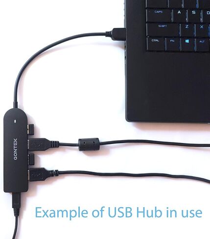 موزع USB مع منفذ إدخال الطاقة، النوع A، 4 منافذ USB 3.0 (المعروف أيضًا باسم 3.1 Gen 1، 3.2 Gen 1x1)، منفذ إدخال طاقة - أضف طاقة إضافية مع شاحن Micro USB (غير متضمن)، نقل البيانات، أجهزة الشحن in Saudi Arabia