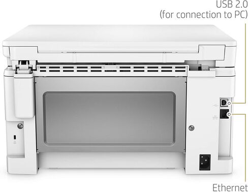 طابعة ليزر HP Laserjet Pro M130nw الكل في واحد لاسلكية، جاهزة للتجديد من Amazon Dash (G3Q58A). تحل محل طابعة الليزر HP M125nw (متجددة) in Kuwait