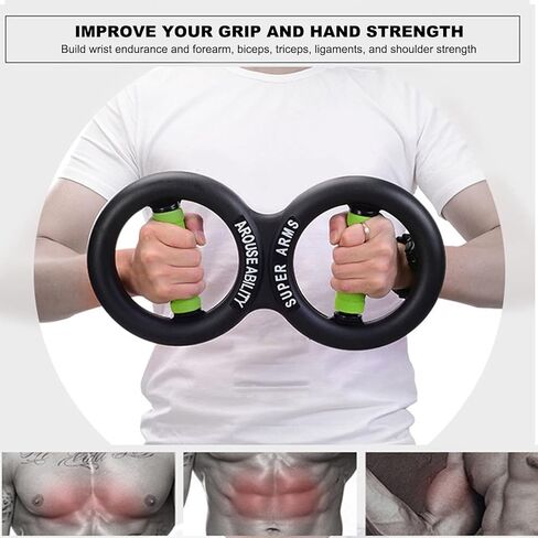 Hand Grip Strengthener, Arm Strength Exercise Tool 8 Shaped Circulation Wrist Strength Training Fitness Tool 10kg in Kuwait
