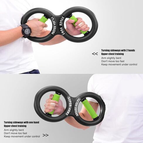 Hand Grip Strengthener, Arm Strength Exercise Tool 8 Shaped Circulation Wrist Strength Training Fitness Tool 10kg in Kuwait