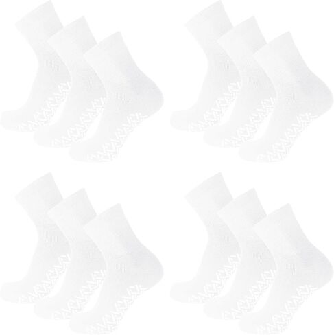 Diabetic Socks for Men, Women, Cushioned Quarter Cotton Socks with Non-Binding, Loose Top Therapeutic Cotton Gripper Socks in Saudi Arabia