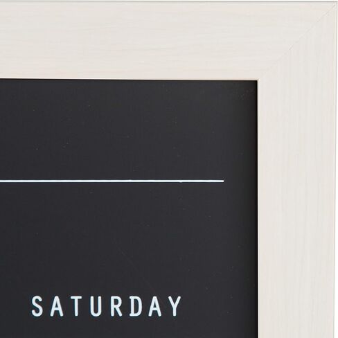 Beatrice Framed Magnetic Chalkboard Monthly Calendar, 23x29, Walnut Brown in Kuwait