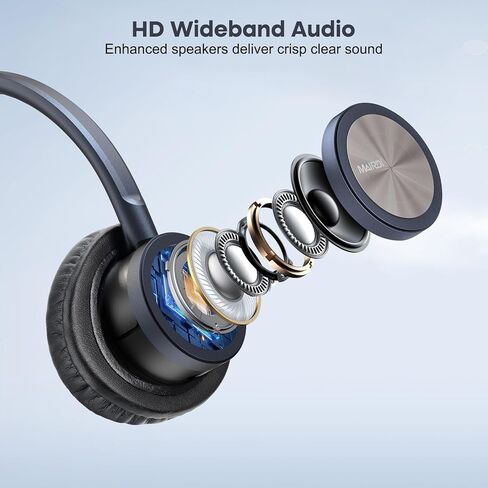 سماعة هاتف MAIRDI مع مقبس RJ9 و3.5 مم للهواتف المكتبية والهواتف الذكية وأجهزة الكمبيوتر المحمولة وأجهزة الكمبيوتر المحمولة، سماعة هاتف أحادية المكتب مع ميكروفون لإلغاء الضوضاء لمركز اتصال Yealink Avaya Nortel in Kuwait